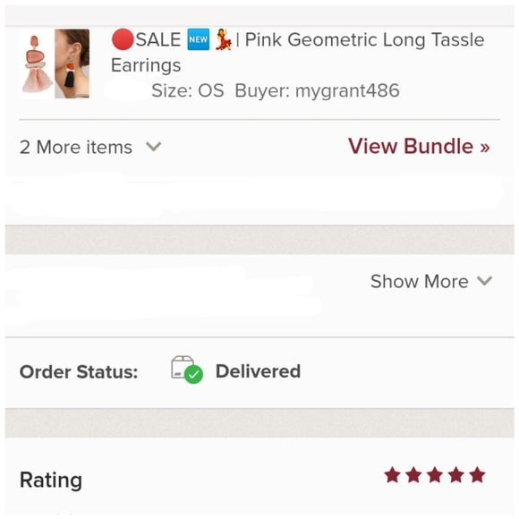 🆕 LAST ONE 🌸💃 Pink Tassel Earrings - Picture 4 of 5